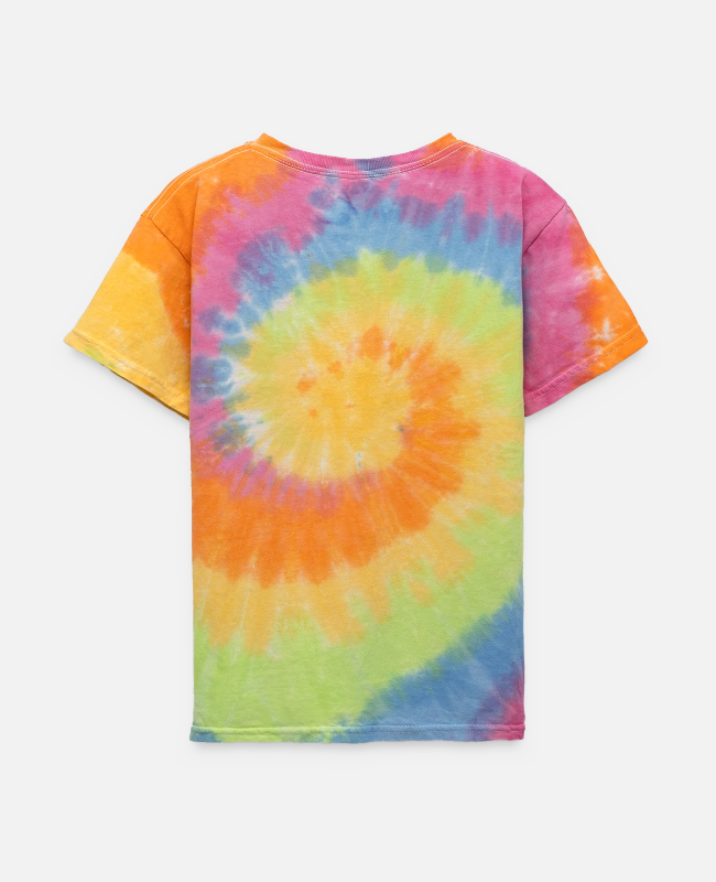 Kid's Tie Dye T-Shirt Back - center