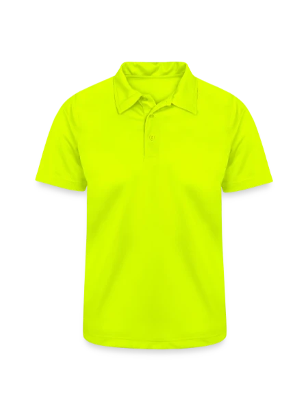 Men's Command Snag Protection Polo - safety yellow - Front