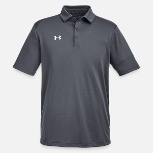 Under Armour Men's Tech Polo-gray/white