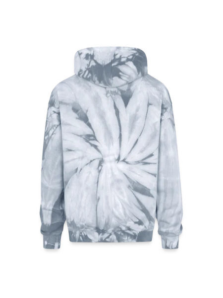 Adult Tie Dye Hoodie - spider silver - Back