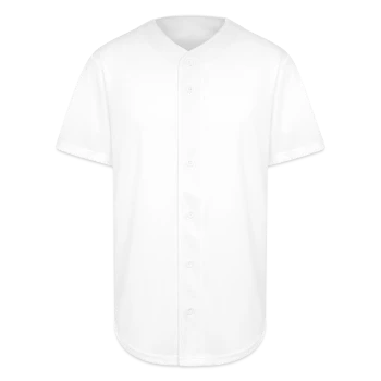 Full Button Jersey - white - Front