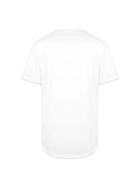 Full Button Jersey - white - Back
