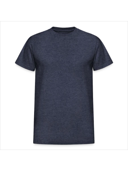 Gildan Ultra Cotton Heavy T-Shirt - heather navy - Front