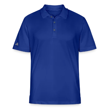 Adidas Performance Polo - royal blue - Front - AI Model Male 185 light (185cm)