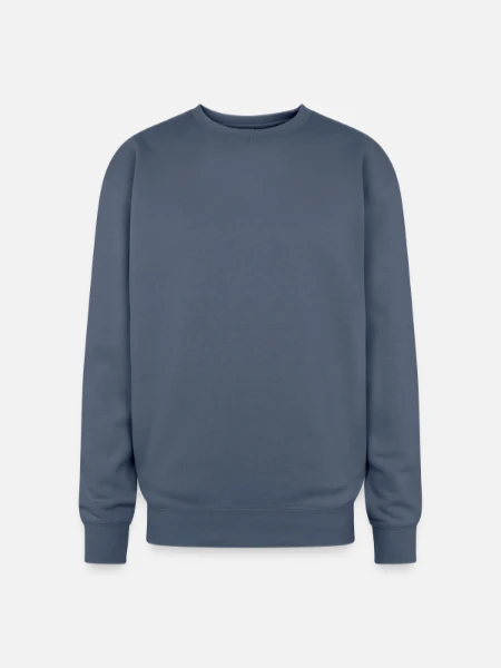 Oversized Crewneck Sweatshirt - stone blue - Front