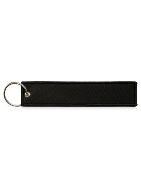 Porte-clés avec lanière - noir - Devant