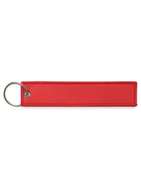 Jet Tag Keychain - red - Front