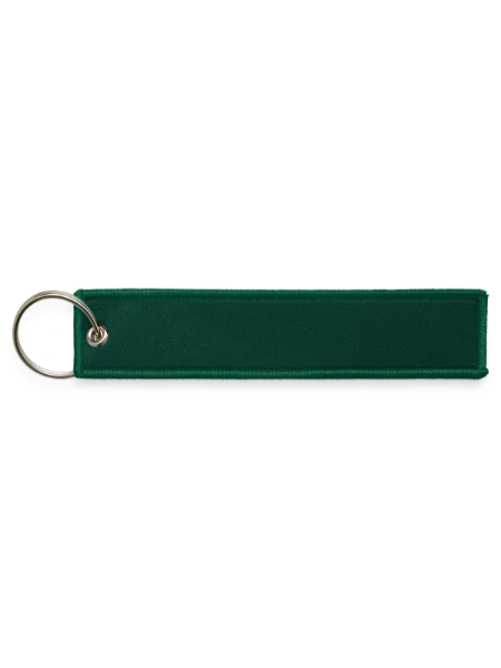 Jet Tag Keychain - hunter green - Front