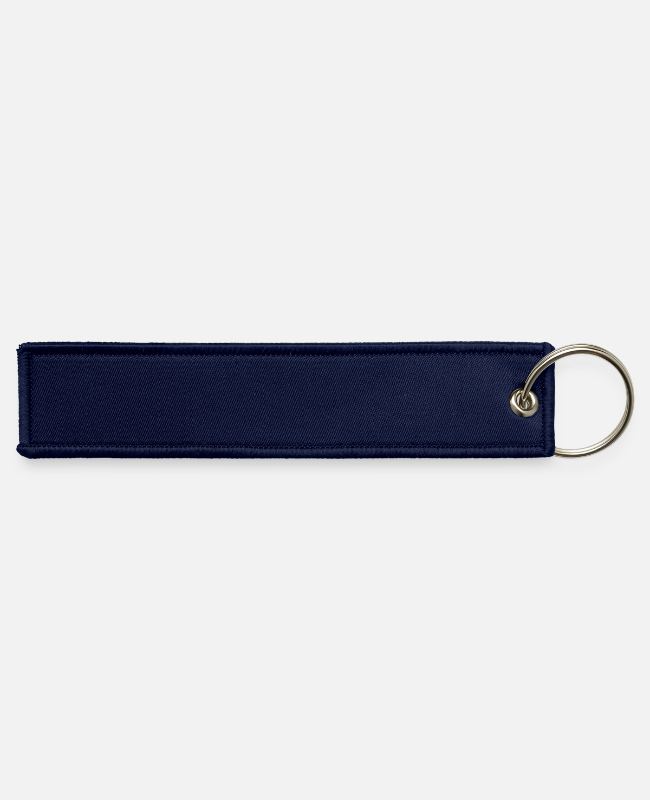 Jet Tag Keychain Back - center
