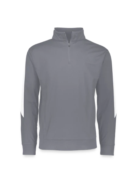 Augusta Sportswear Adult Medalist 2.0 Pullover - graphite/white - Front