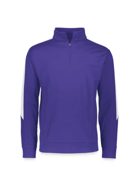 Augusta Sportswear Adult Medalist 2.0 Pullover - purple/white - Front