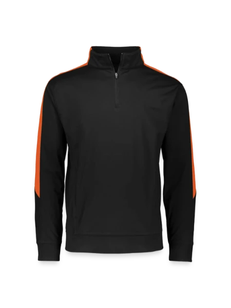 Augusta Sportswear Pull médaillé 2.0 pour adulte - noir/orange - Devant