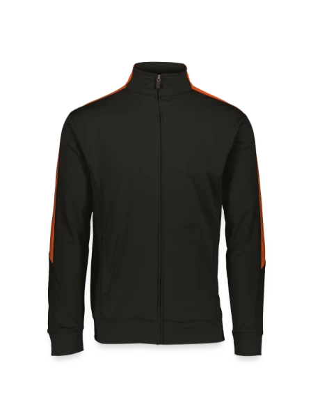 Augusta Sportswear Veste médaillée unisexe 2.0 - noir/orange - Devant