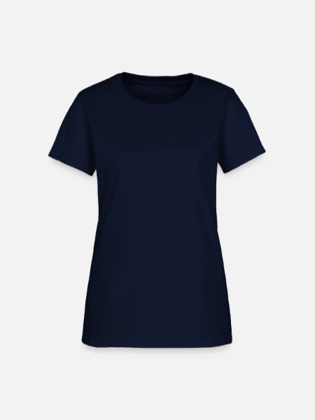 Women's T-Shirt - navy - Front