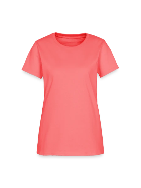 Women's T-Shirt - coral - Front