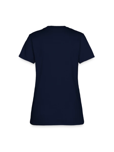 Women's T-Shirt - navy - Back