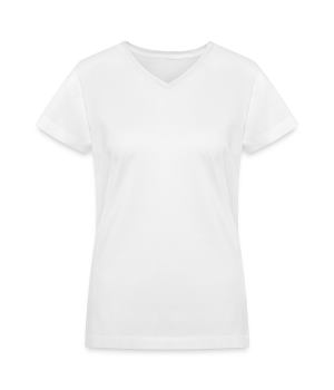 T-shirt avec encolure en V pour femmes