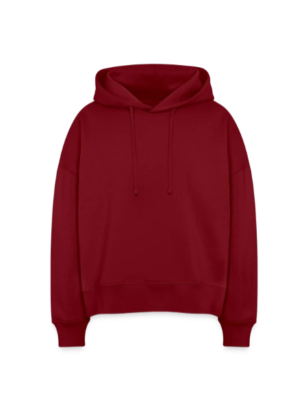 Stanley/Stella Nora Women's Organic Hoodie - burgundy - Front