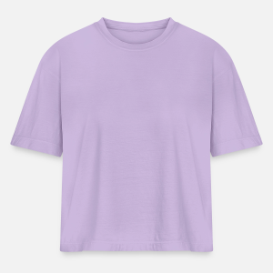 Women's Heavyweight Cropped T-Shirt-lavender
