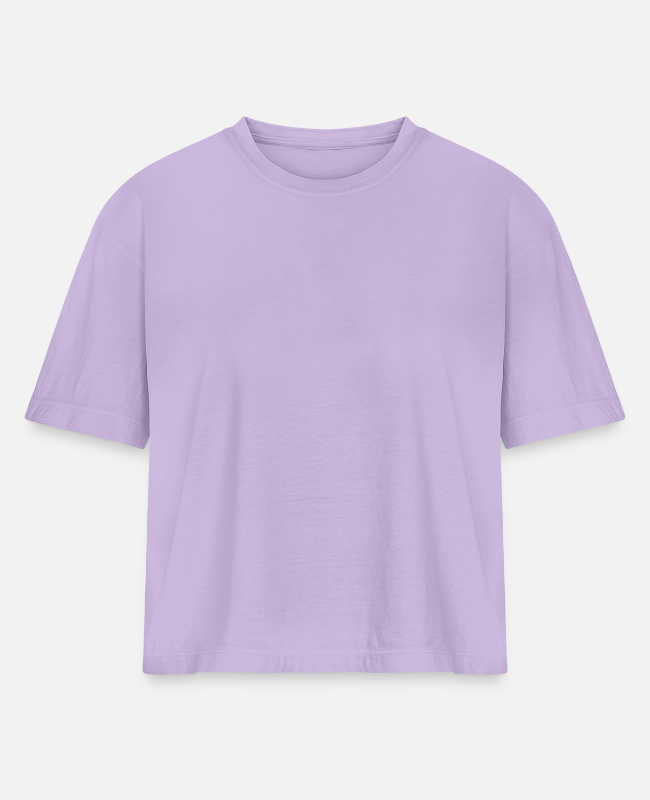 Women's Heavyweight Cropped T-Shirt Front - center