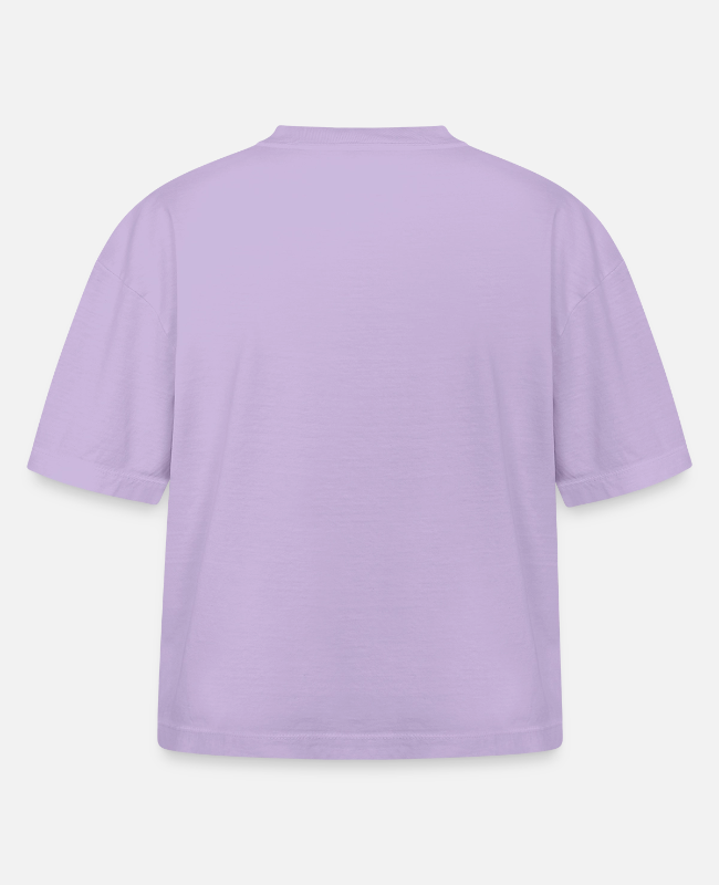 Women's Heavyweight Cropped T-Shirt Back - center