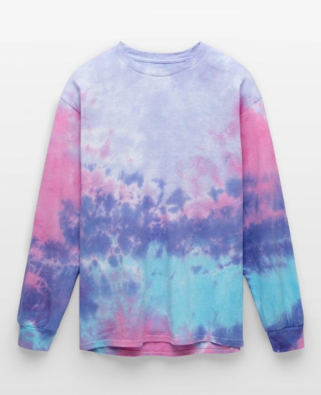 Tie Dye Long Sleeve T-shirt Front - center