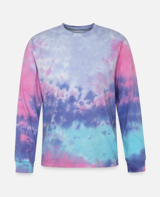 Tie Dye Long Sleeve T-shirt Front - center