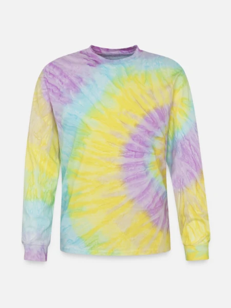 Tie Dye Long Sleeve T-shirt - mystique - Front