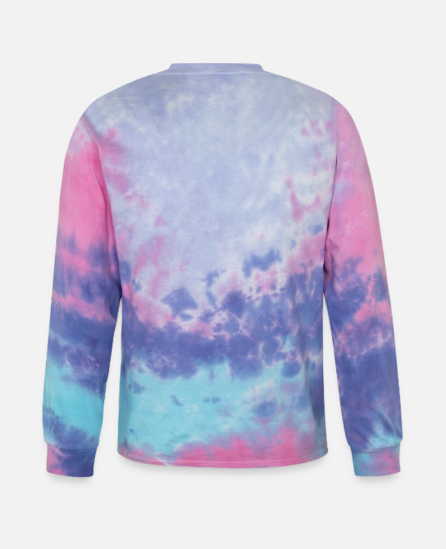 Tie Dye Long Sleeve T-shirt Back - center