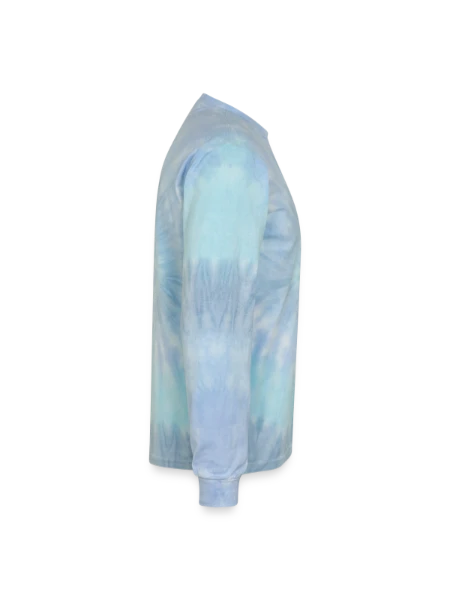 Tie Dye Long Sleeve T-shirt - blue lagoon - Right