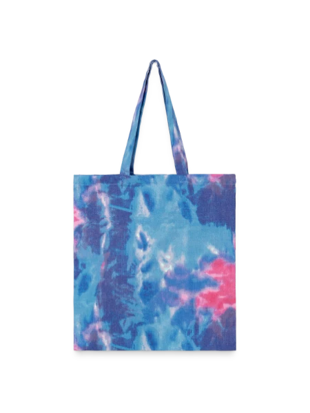 Tie Dye Tote Bag - cotton candy  - Front