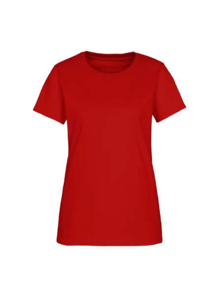 Women's T-Shirt by Fruit of the Loom - red - Front