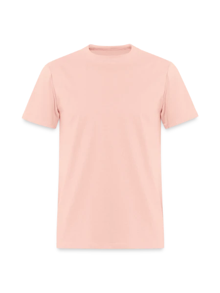 Unisex T-Shirt by Fruit of the Loom - blush pink  - Front