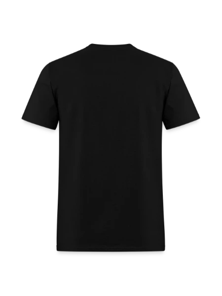 Unisex T-Shirt by Fruit of the Loom - black - Back