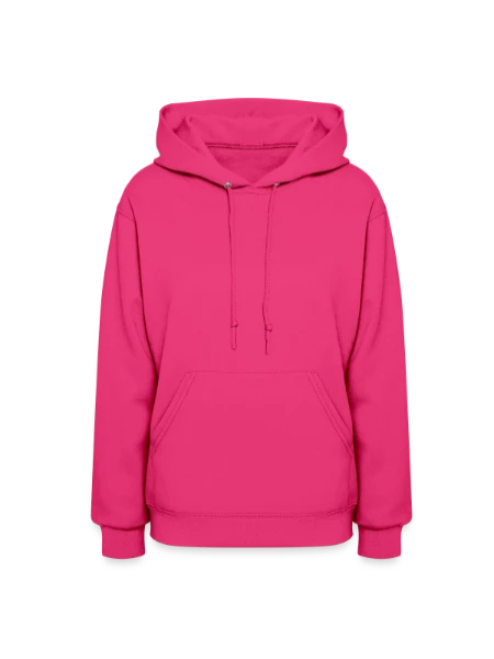 Women's Hoodie - fuchsia - Front