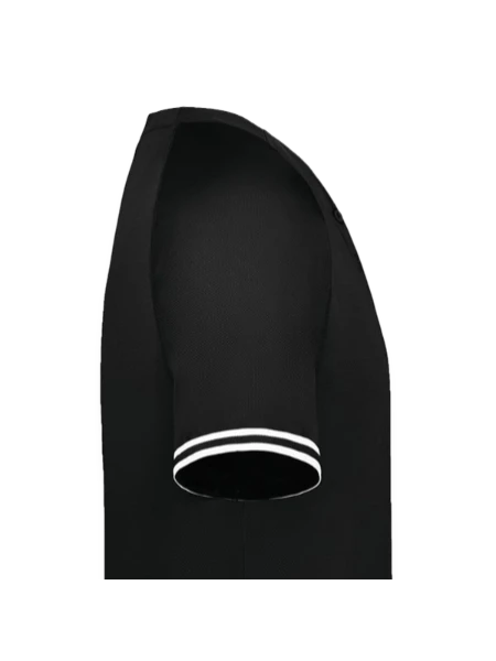 Augusta Sportswear Men's Cutter Henley Jersey - black/white - Right