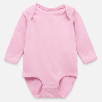 Product details: Long Sleeve Baby Bodysuit Front