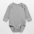 Long Sleeve Baby Bodysuit Front - Slide 2