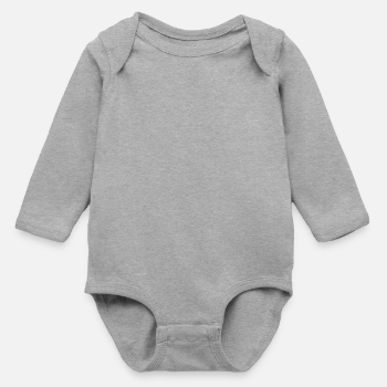 Product details: Long Sleeve Baby Bodysuit Front