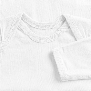 Product details: Long Sleeve Baby Bodysuit Close-up