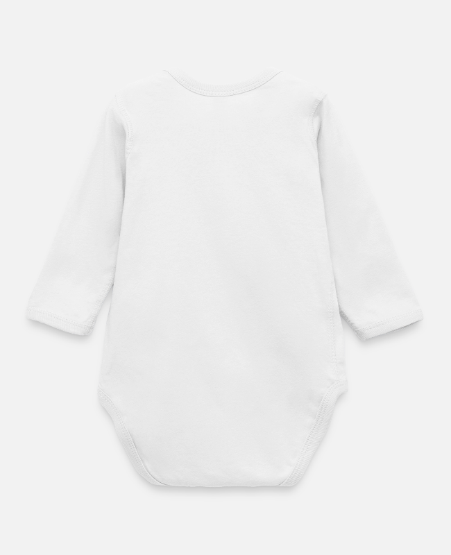 Long Sleeve Baby Bodysuit Back - center