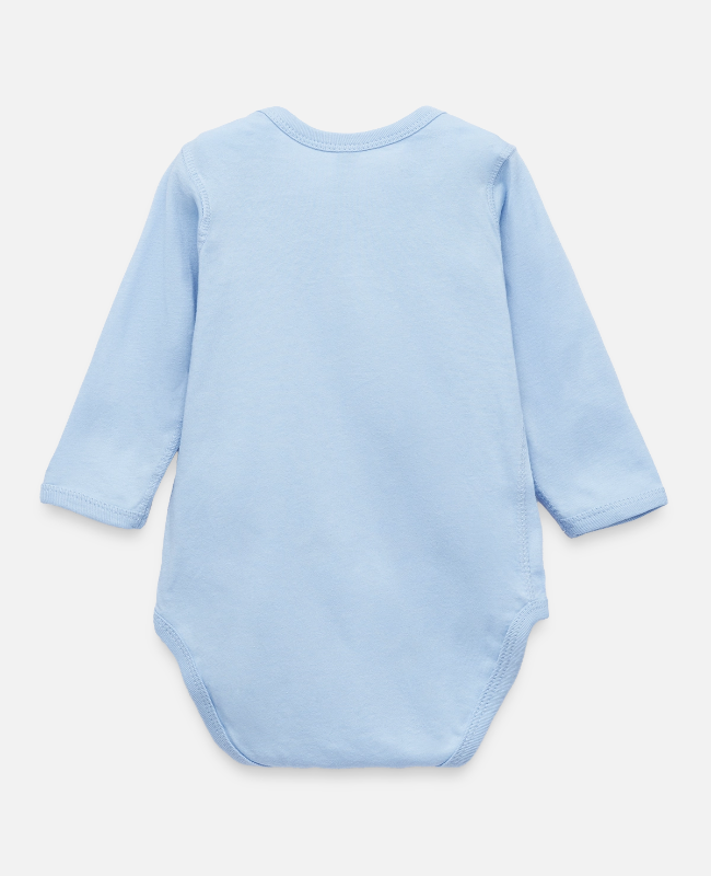 Long Sleeve Baby Bodysuit Back - center