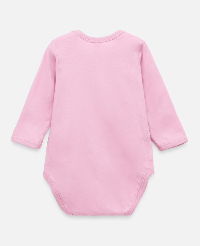 Long Sleeve Baby Bodysuit Back - center