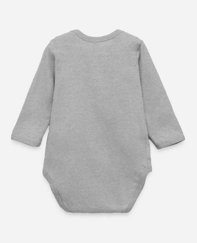 Long Sleeve Baby Bodysuit Back - center