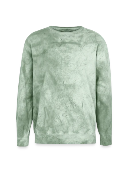 Unisex Colorblast Crewneck Sweatshirt - fern - Front