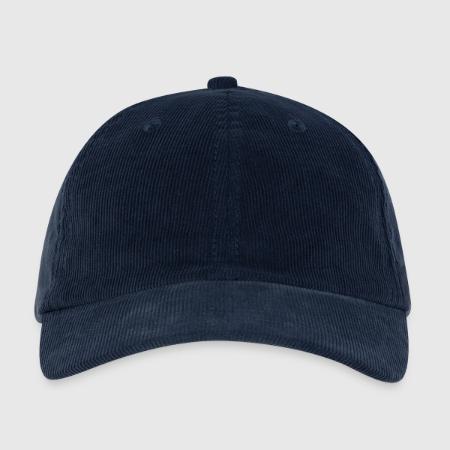 Embroidered Corduroy Cap - Front