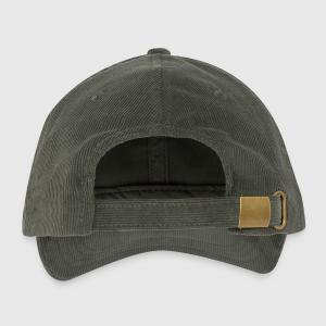 Embroidered Corduroy Cap - Back