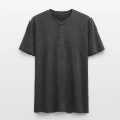 Unisex Henley T-Shirt Front - Slide 2
