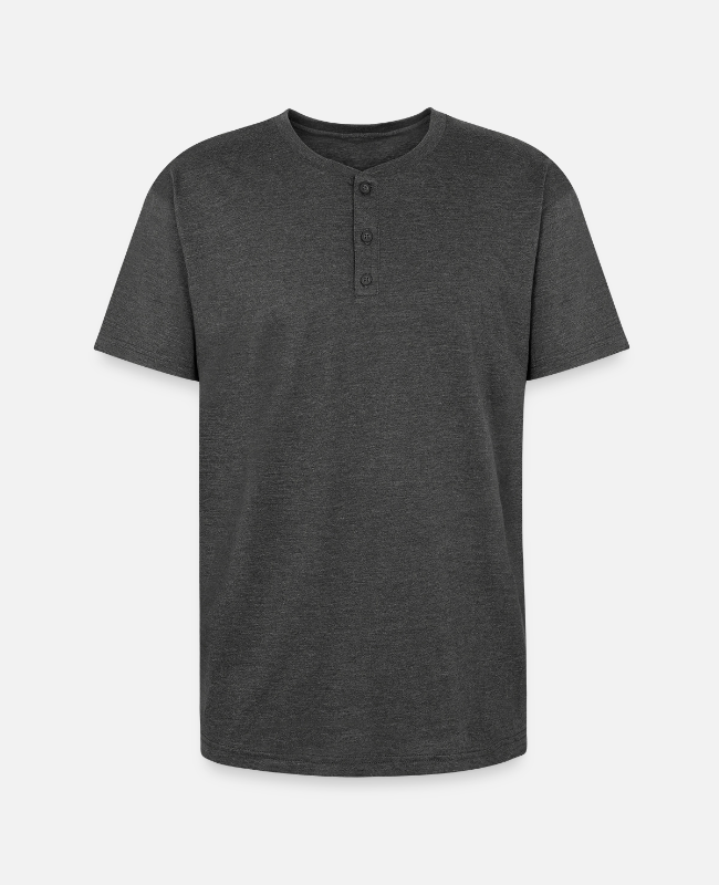 Unisex Henley T-Shirt Front - center