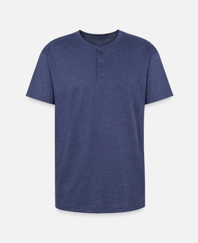 Unisex Henley T-Shirt Front - center